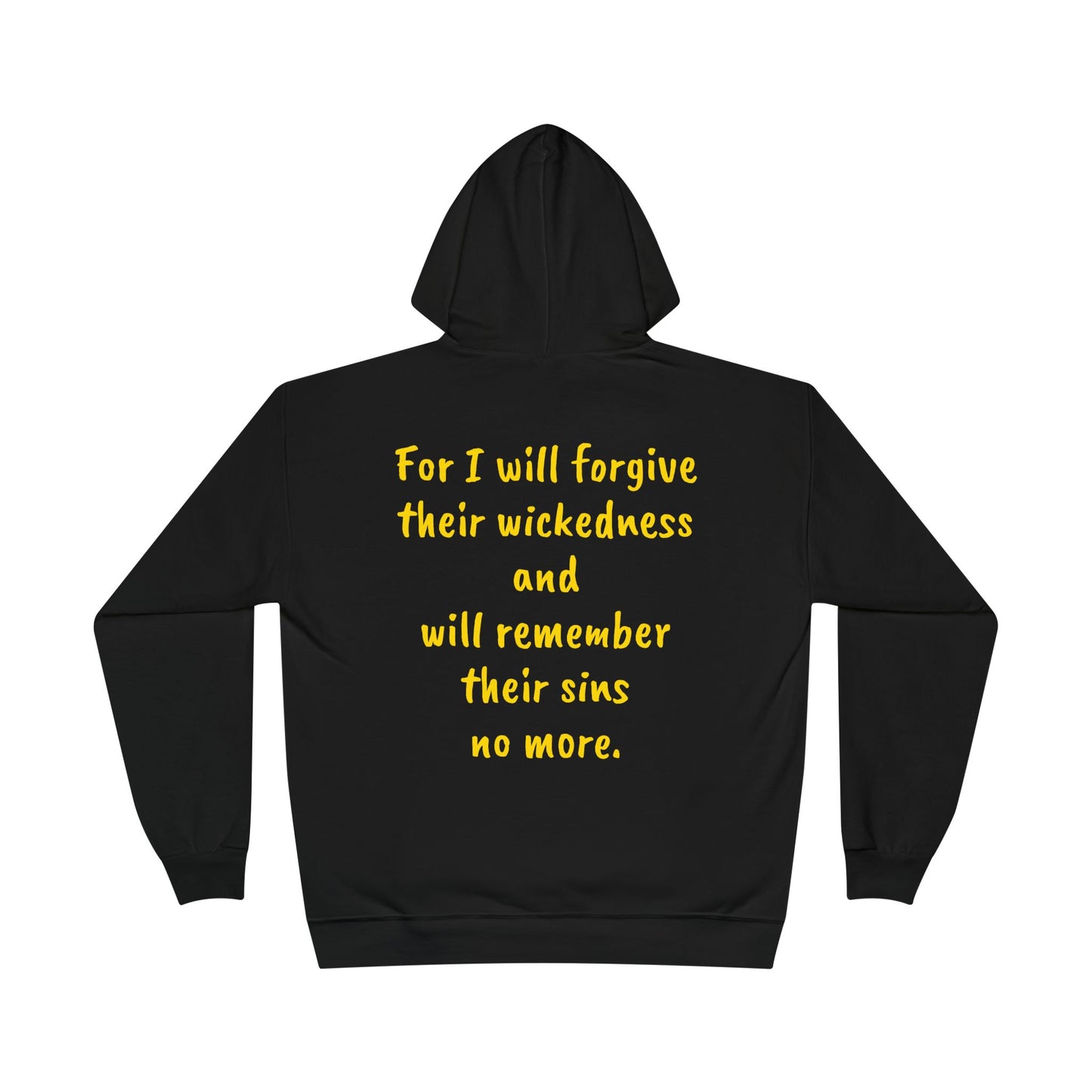 Hebrews 8:12 Unisex EcoSmart® Pullover Hoodie Sweatshirt