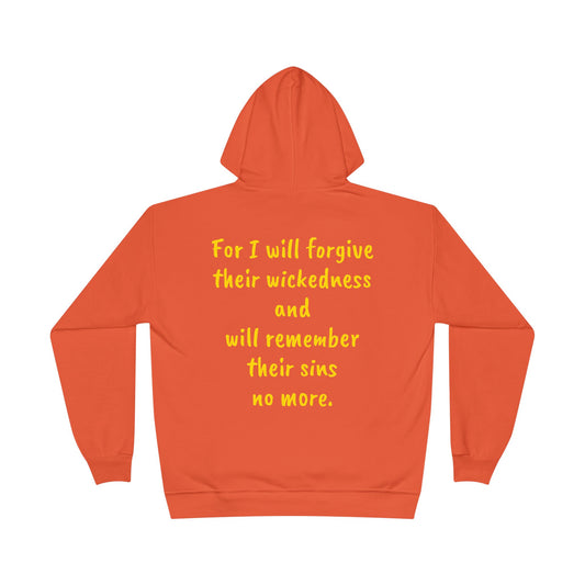 Hebrews 8:12 Unisex EcoSmart® Pullover Hoodie Sweatshirt