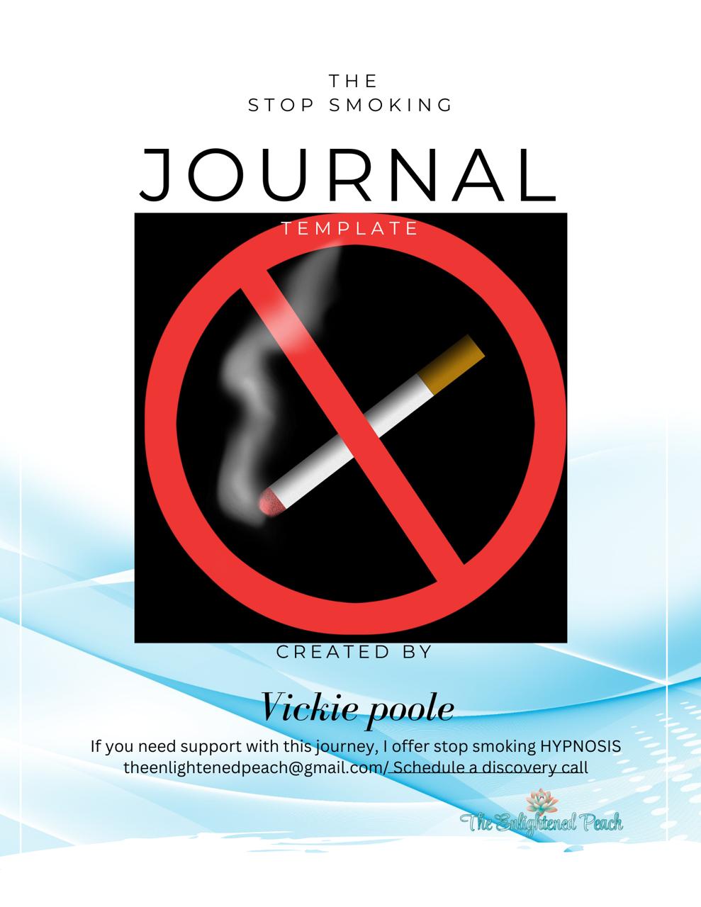 Stop Smoking Journal – Guided Quit Smoking Workbook