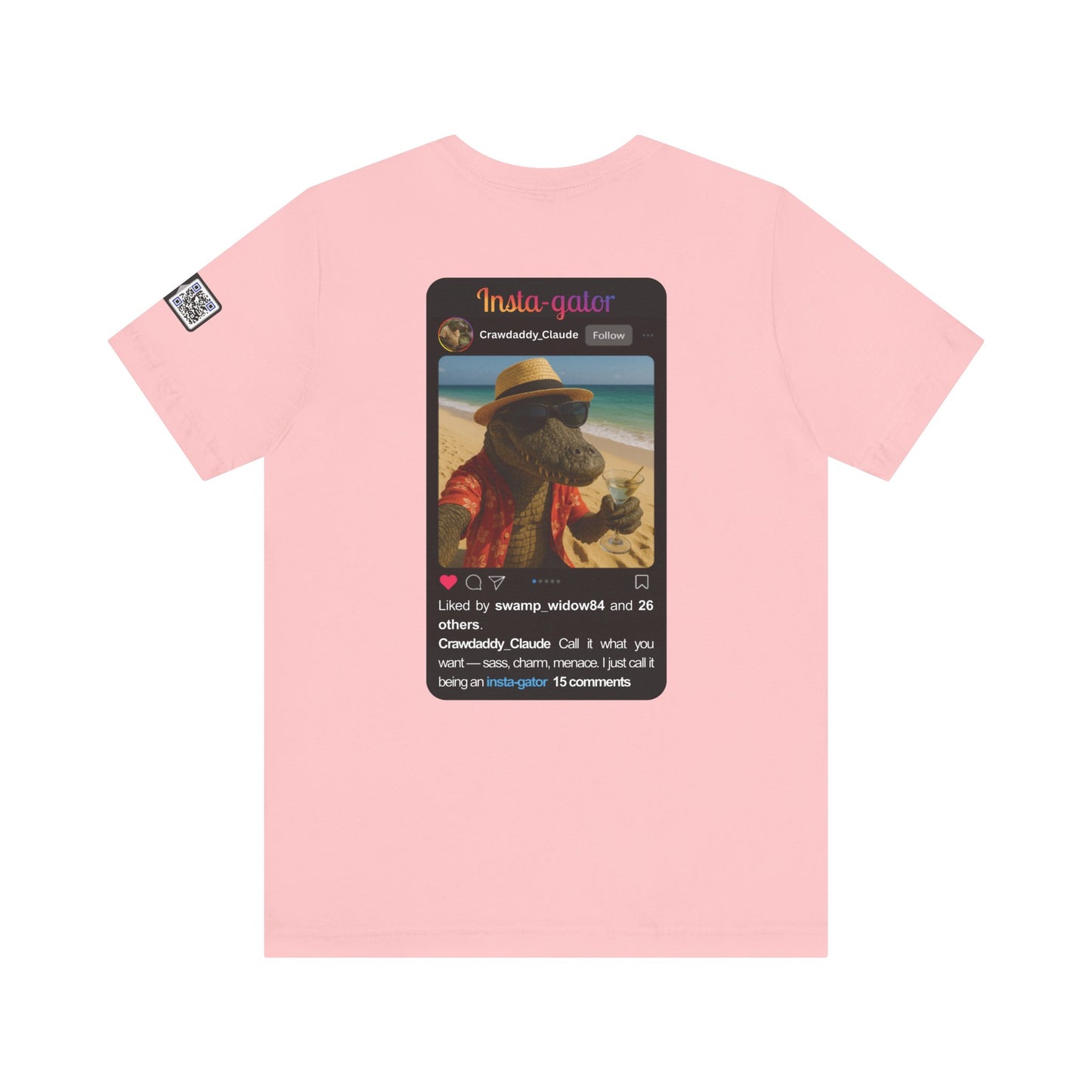 Insta-gator Fun Unisex T-Shirt Style 1