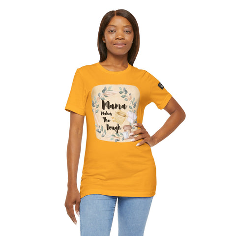 Momma Makes The Dough Short Sleeve Funny Cooking Shirt
