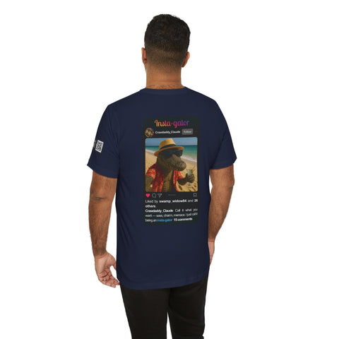 Insta-gator Fun Unisex T-Shirt Style 1
