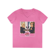 Sassy Ladies' V-Neck T-Shirt, Funny Tee, Gifts for Friends, Birthday Shirt, Retro Vibe, Mother's Day Gift