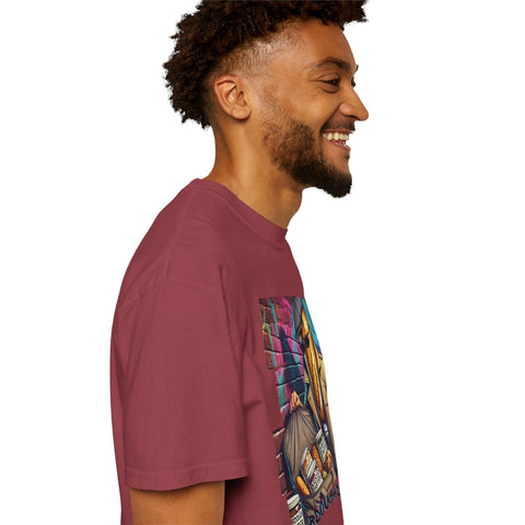 Sourdough Dealer T-Shirt featuring vibrant artwork, perfect for casual and creative style. Made from soft, garment-dyed cotton.