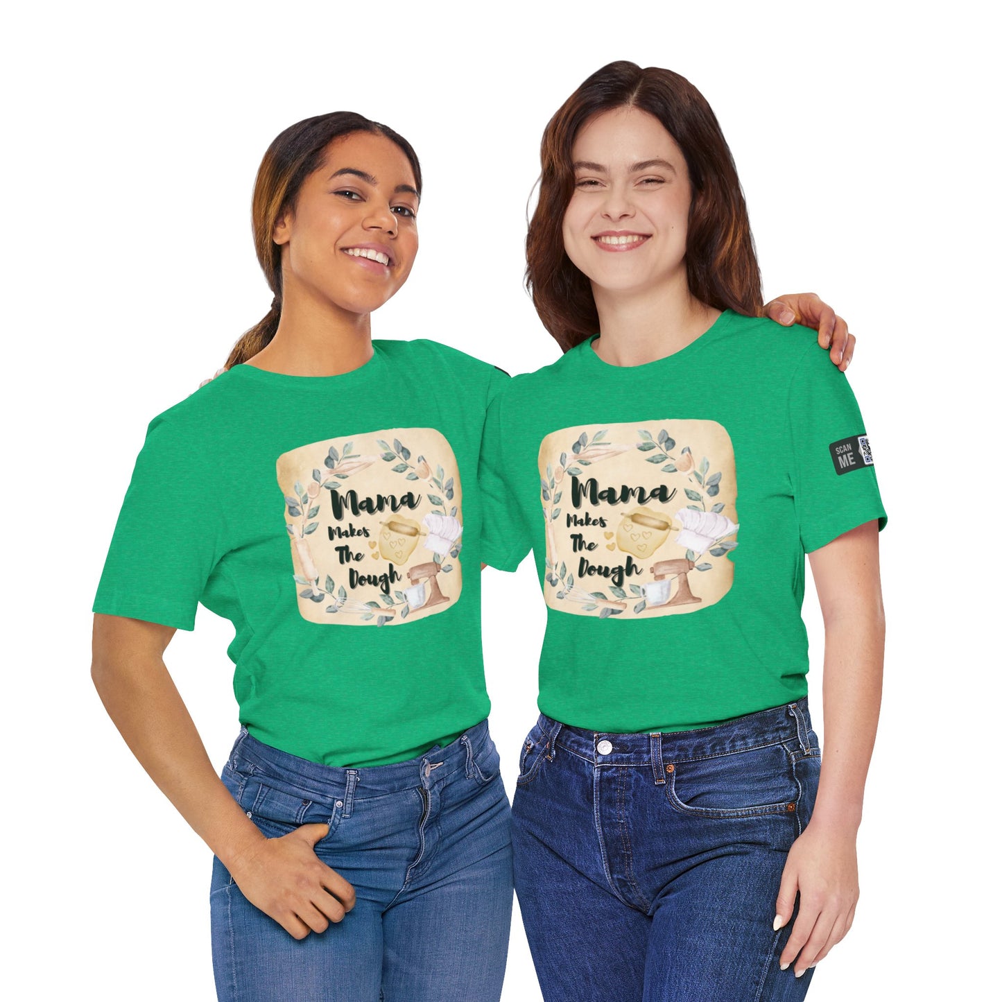Momma Makes The Dough Short Sleeve Funny Cooking Shirt