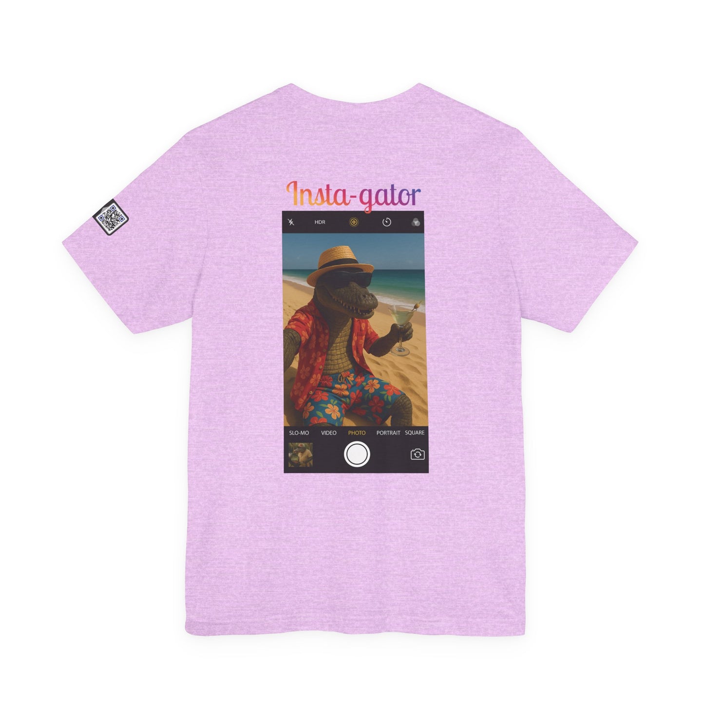 Insta-Gator Fun Unisex T-Shirt Style 2