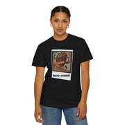Bread Winner T-Shirt on person; vibrant unisex garment-dyed cotton tee with unique texture; perfect for casual outings.