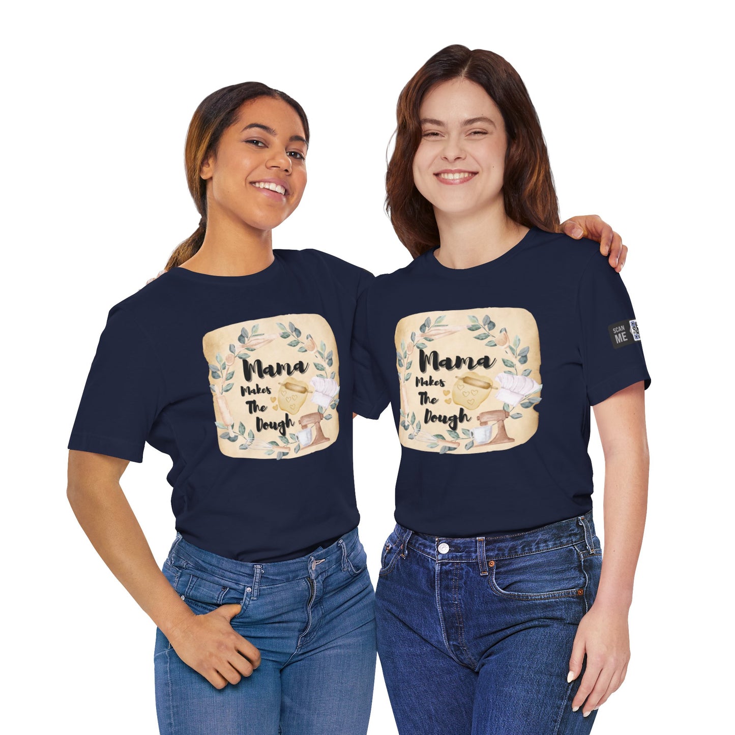 Momma Makes The Dough Short Sleeve Funny Cooking Shirt