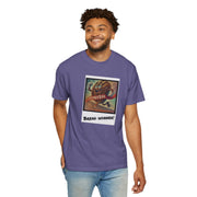 Vibrant unisex Bread Winner T-Shirt in purple, featuring a playful graphic design and relaxed fit.