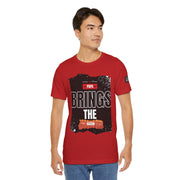 Funny Dad Joke Short Sleeve Tee, Papa Brings the Bacon