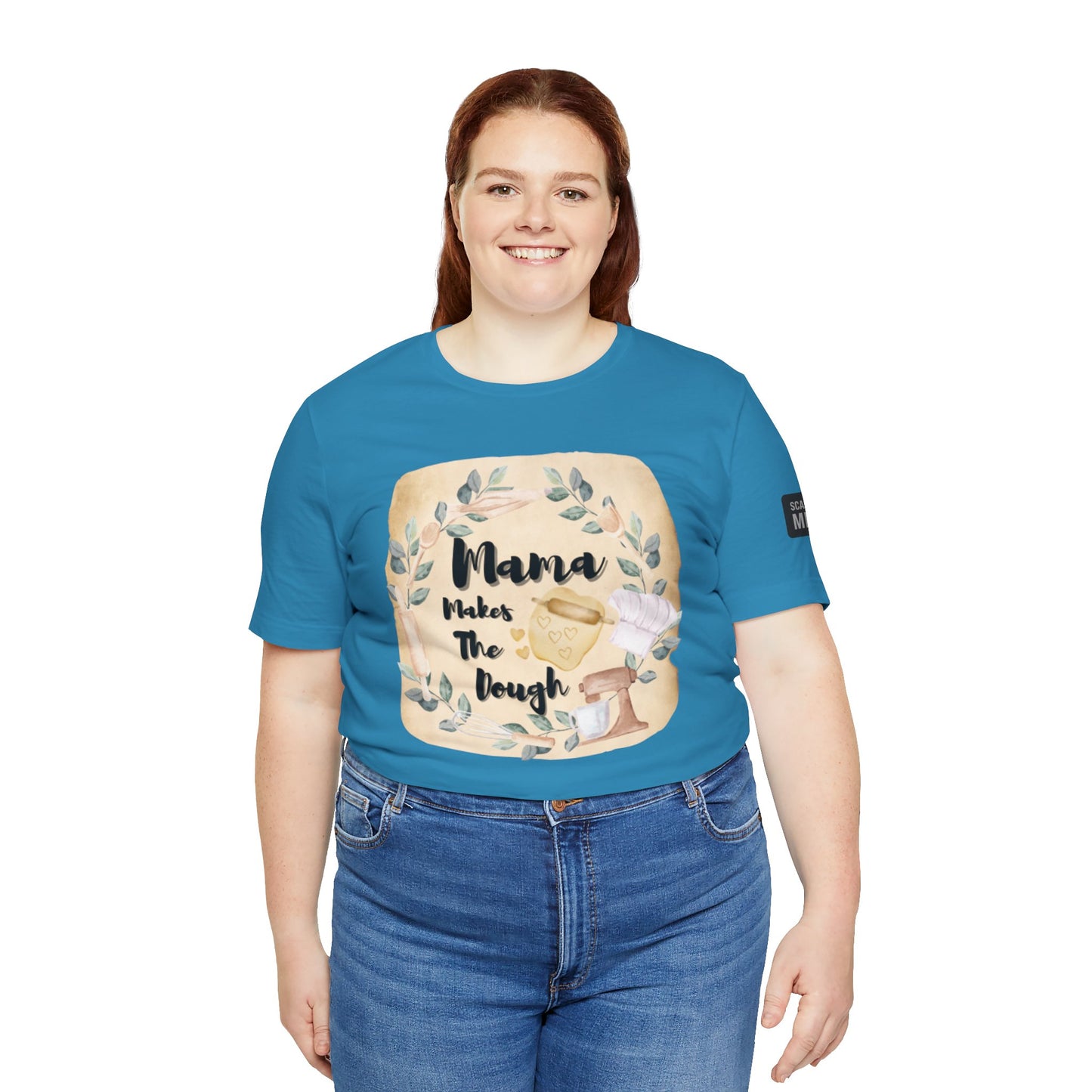 Momma Makes The Dough Short Sleeve Funny Cooking Shirt