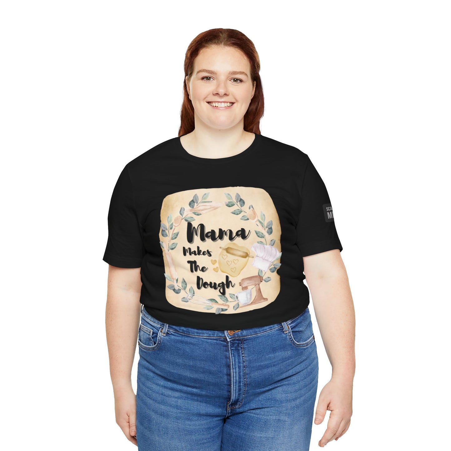 Momma Makes The Dough Short Sleeve Funny Cooking Shirt