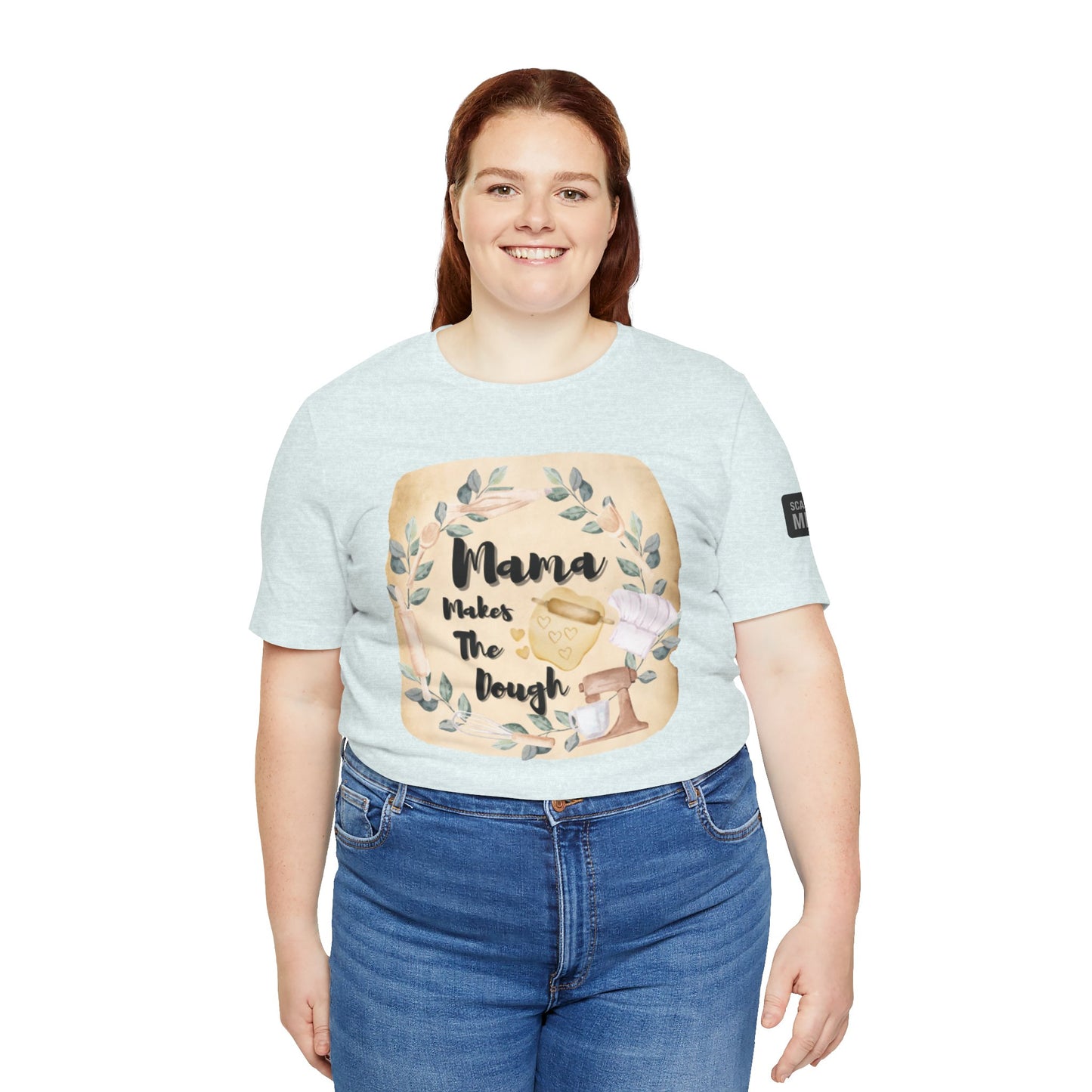 Momma Makes The Dough Short Sleeve Funny Cooking Shirt