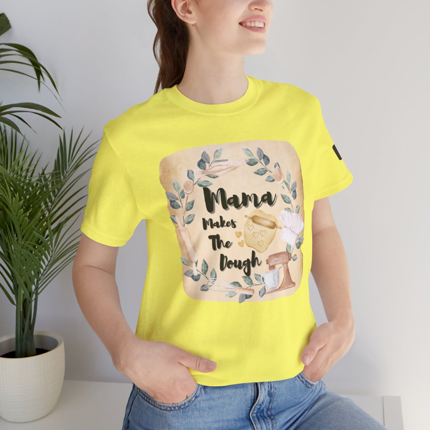 Momma Makes The Dough Short Sleeve Funny Cooking Shirt