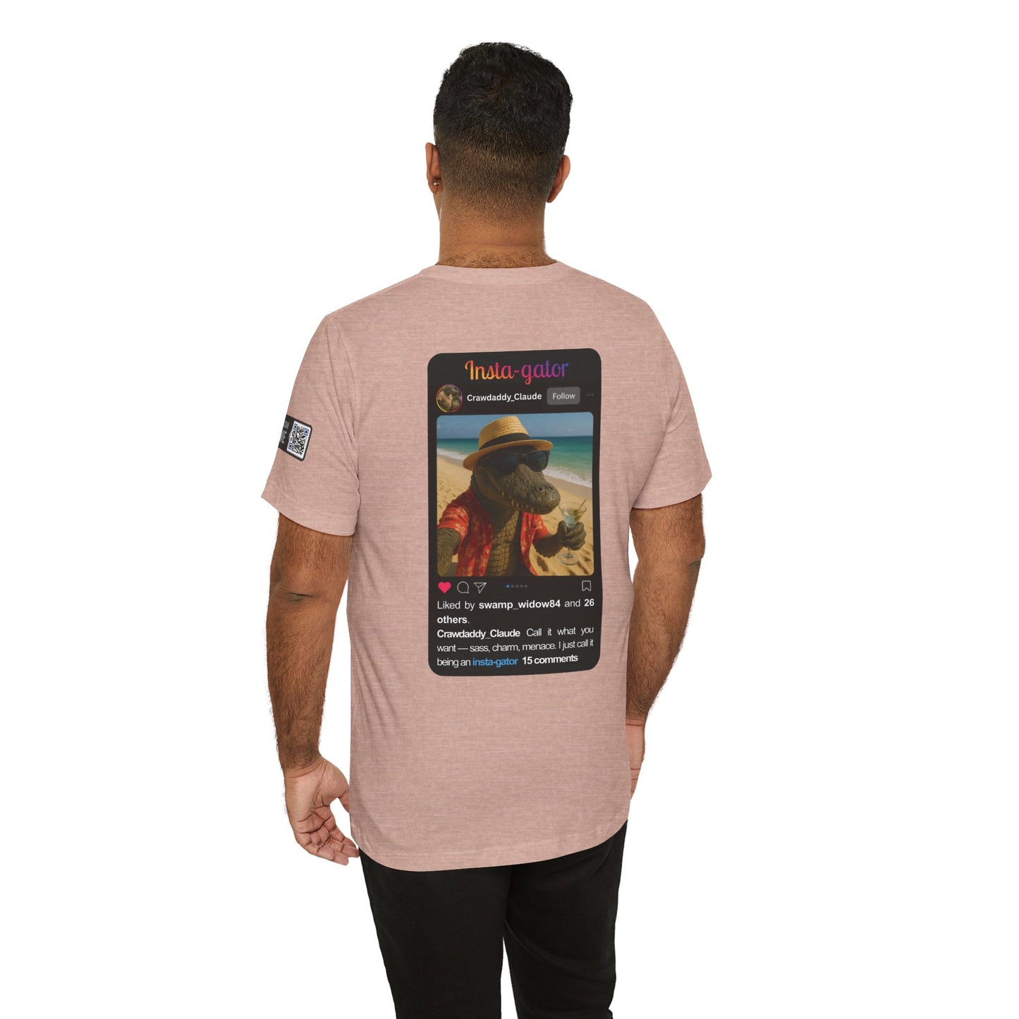 Insta-gator Fun Unisex T-Shirt Style 1