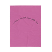 Cozy Velveteen Plush Blanket - A Mother's Love Theme
