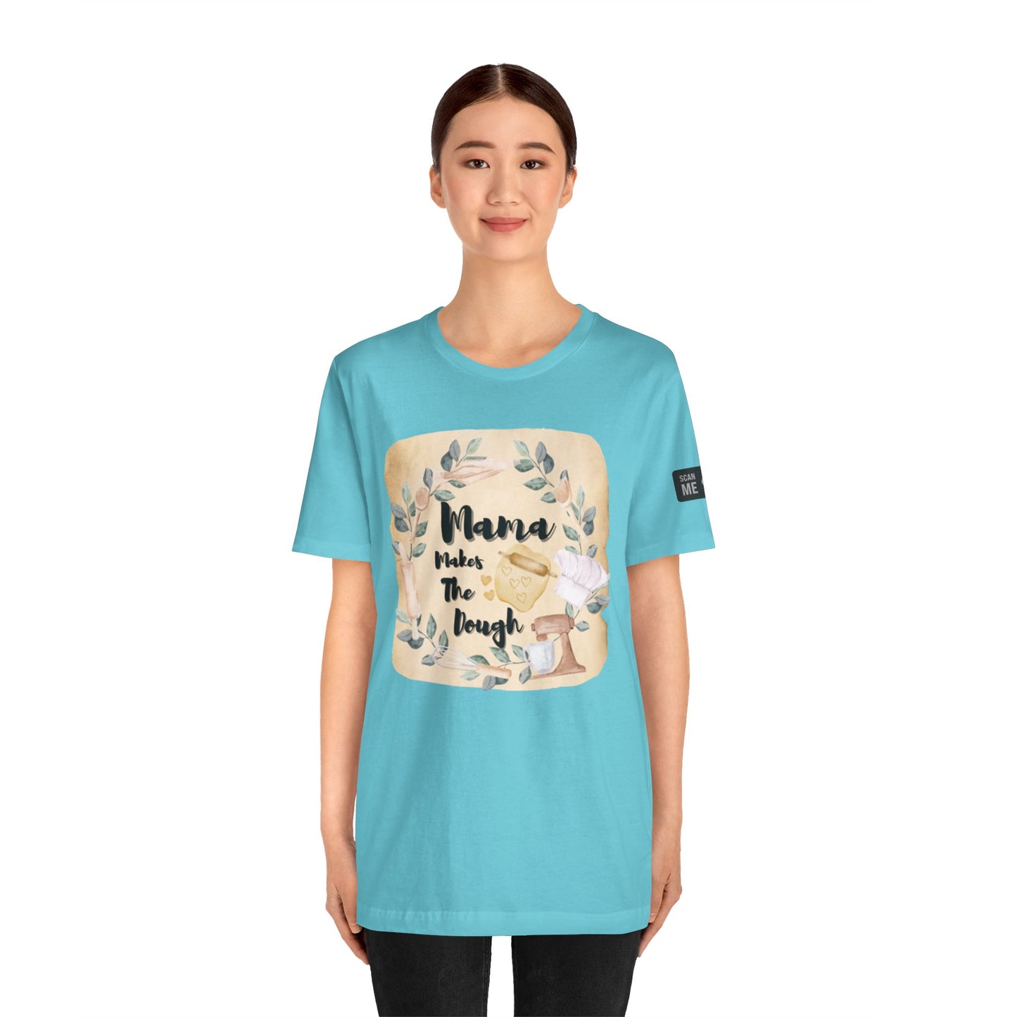 Momma Makes The Dough Short Sleeve Funny Cooking Shirt