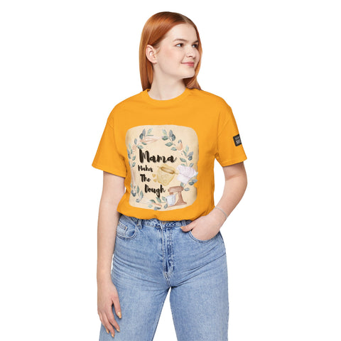 Momma Makes The Dough Short Sleeve Funny Cooking Shirt
