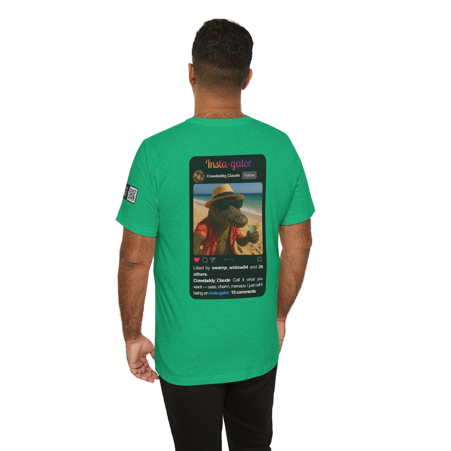 Insta-gator Fun Unisex T-Shirt Style 1
