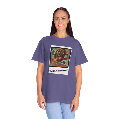 Unisex Bread Winner T-Shirt in vibrant color, featuring a unique design on soft, 100% US cotton.