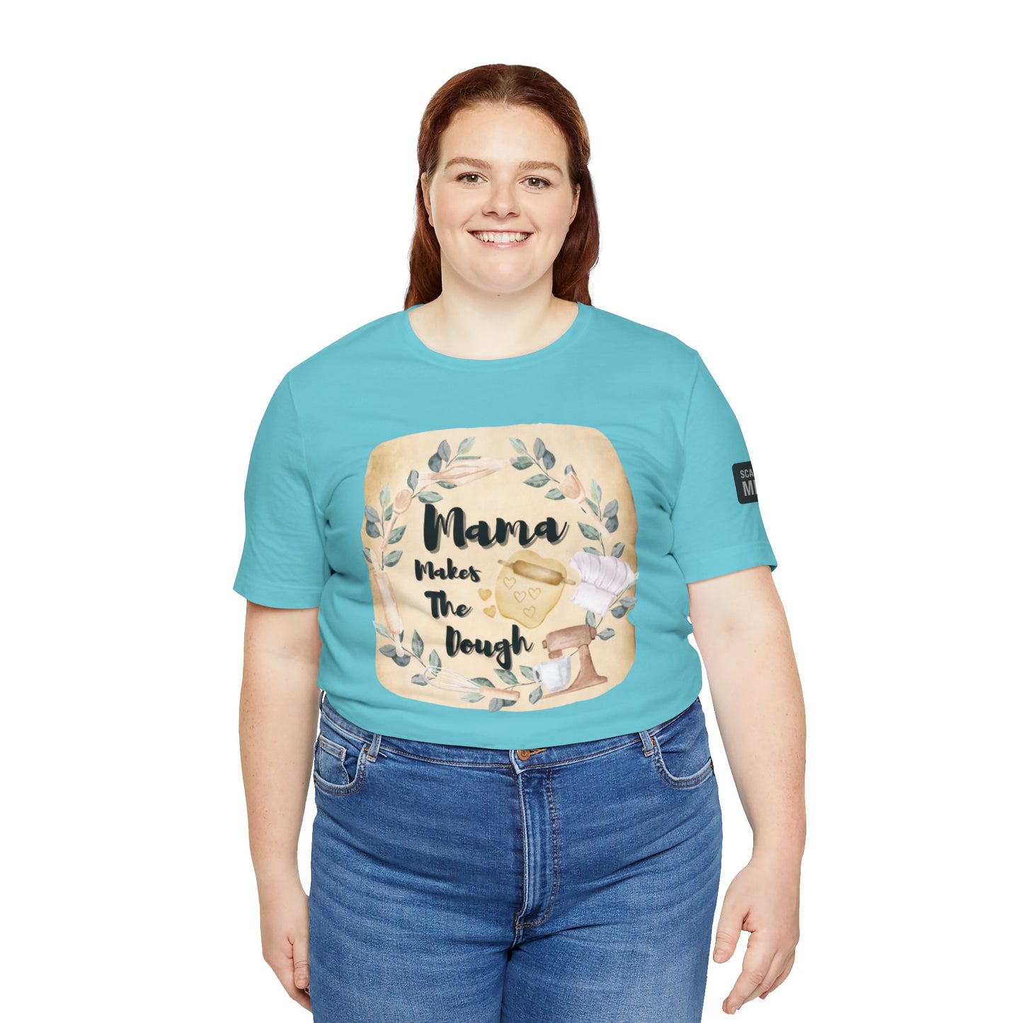 Momma Makes The Dough Short Sleeve Funny Cooking Shirt