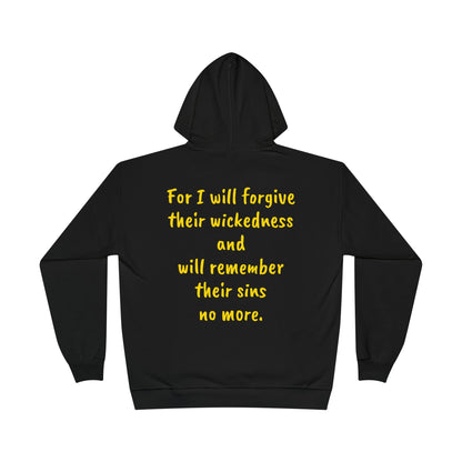 Hebrews 8:12 Unisex EcoSmart® Pullover Hoodie Sweatshirt