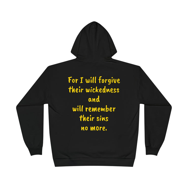 Hebrews 8:12 Unisex EcoSmart® Pullover Hoodie Sweatshirt