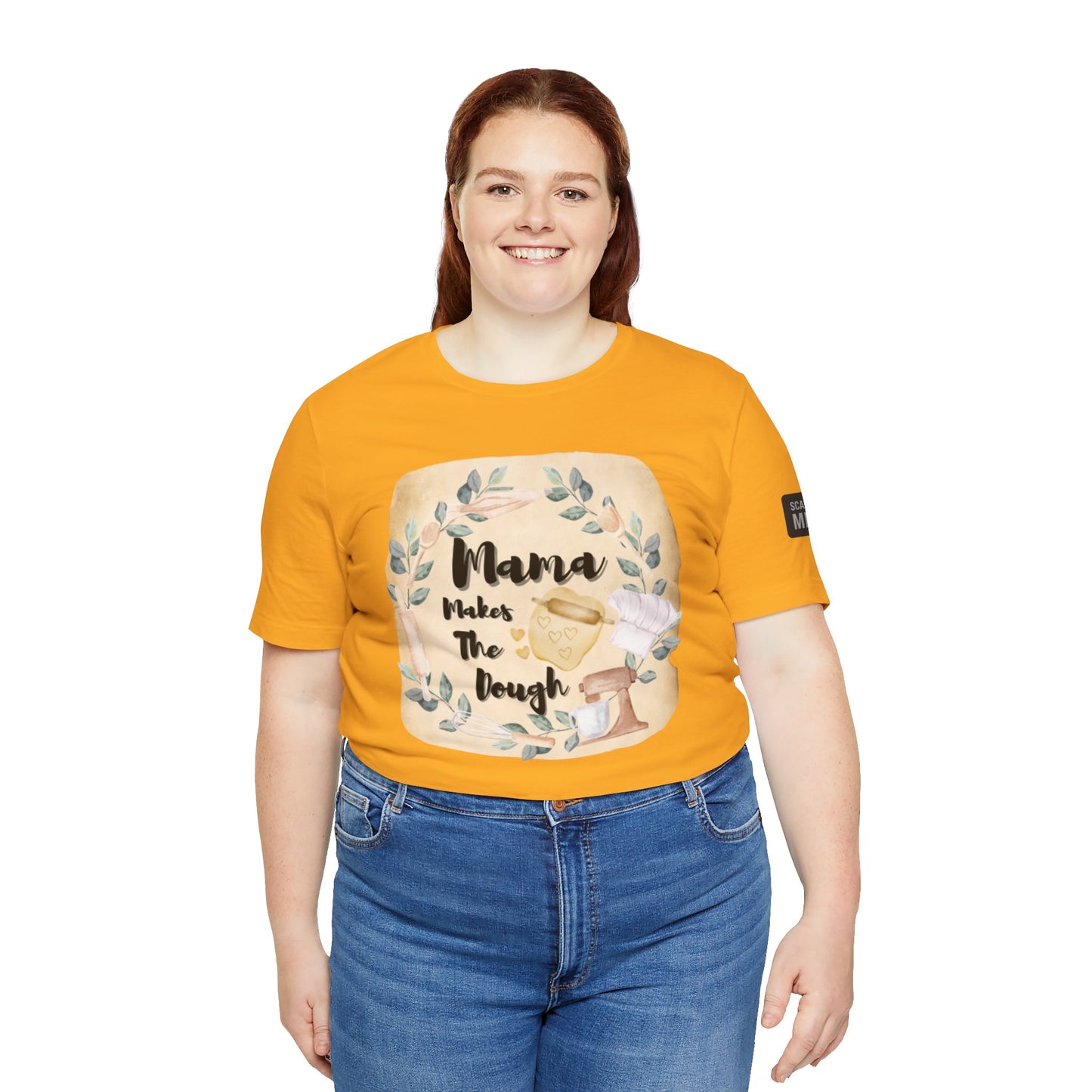 Momma Makes The Dough Short Sleeve Funny Cooking Shirt