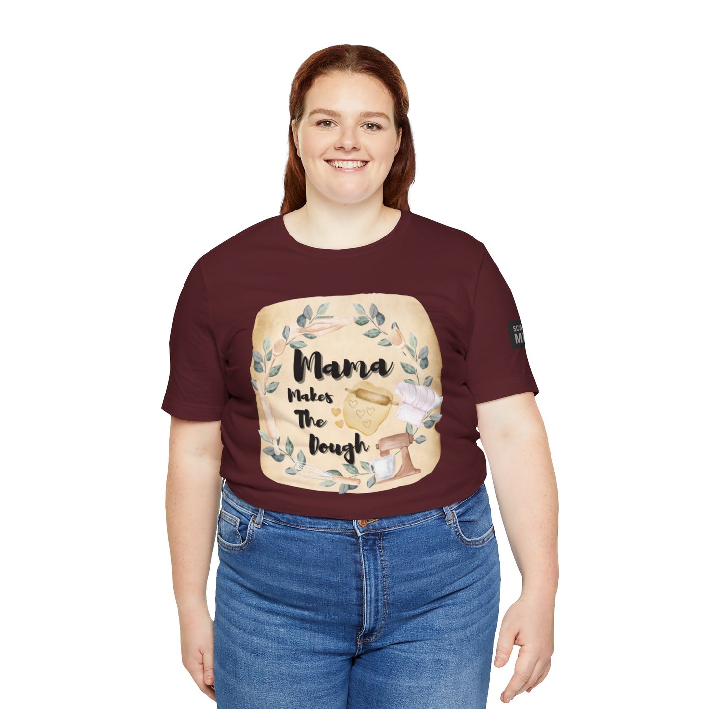 Momma Makes The Dough Short Sleeve Funny Cooking Shirt