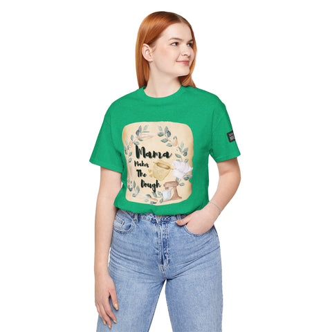 Momma Makes The Dough Short Sleeve Funny Cooking Shirt