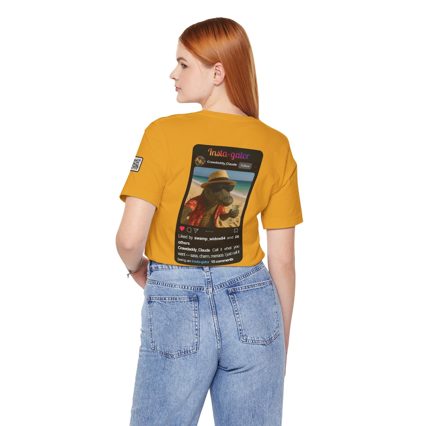 Insta-gator Fun Unisex T-Shirt Style 1