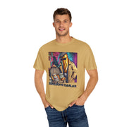 Sourdough Dealer T-Shirt, unisex design, casual elegance, art lovers, garment-dyed, soft US cotton.