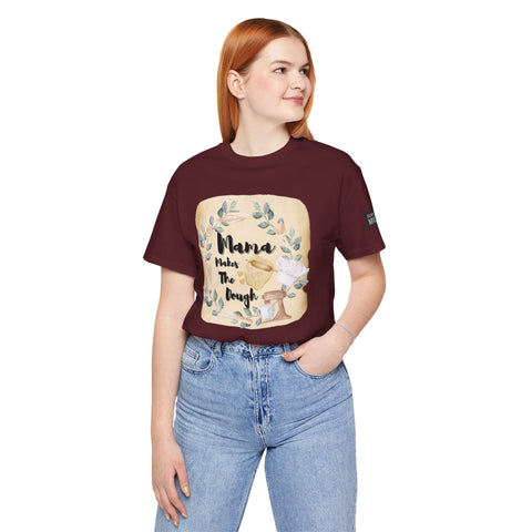 Momma Makes The Dough Short Sleeve Funny Cooking Shirt