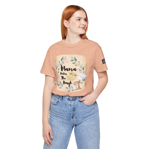 Momma Makes The Dough Short Sleeve Funny Cooking Shirt