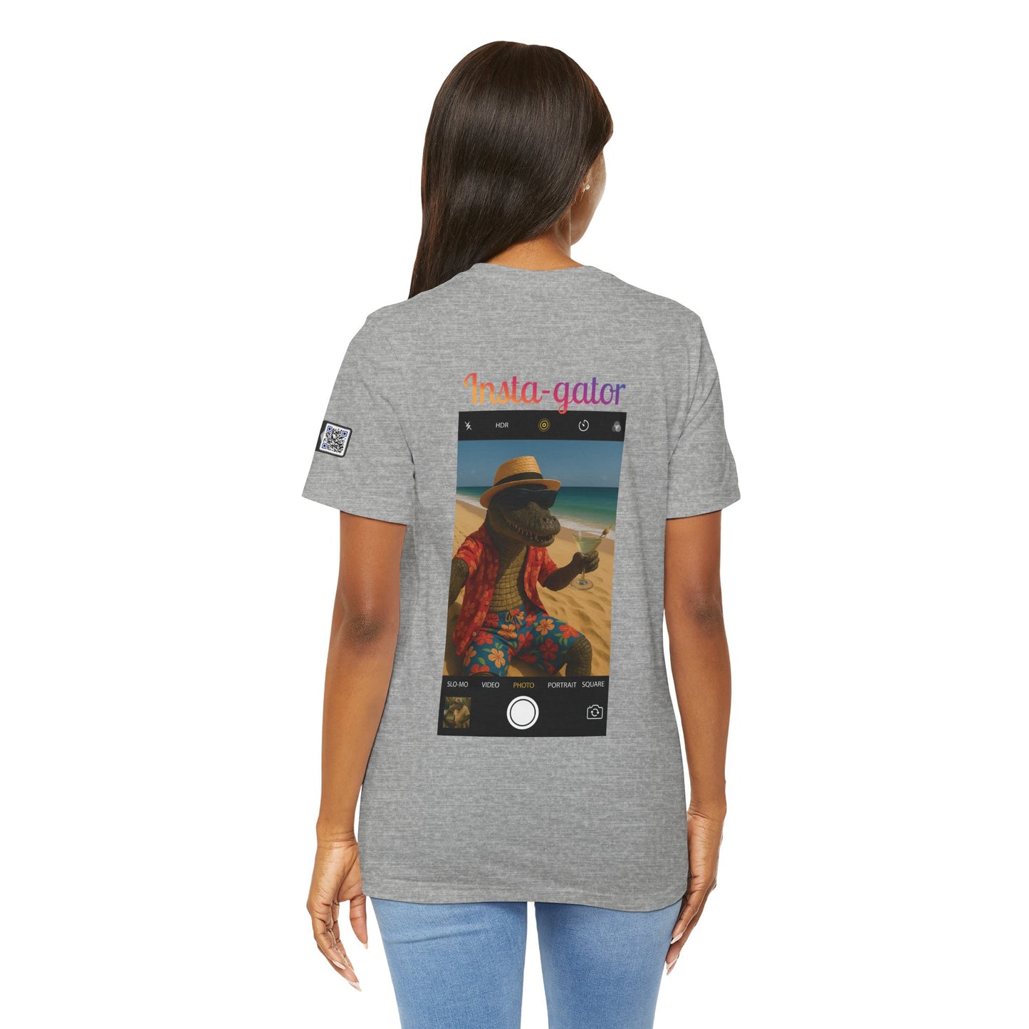 Insta-Gator Fun Unisex T-Shirt Style 2