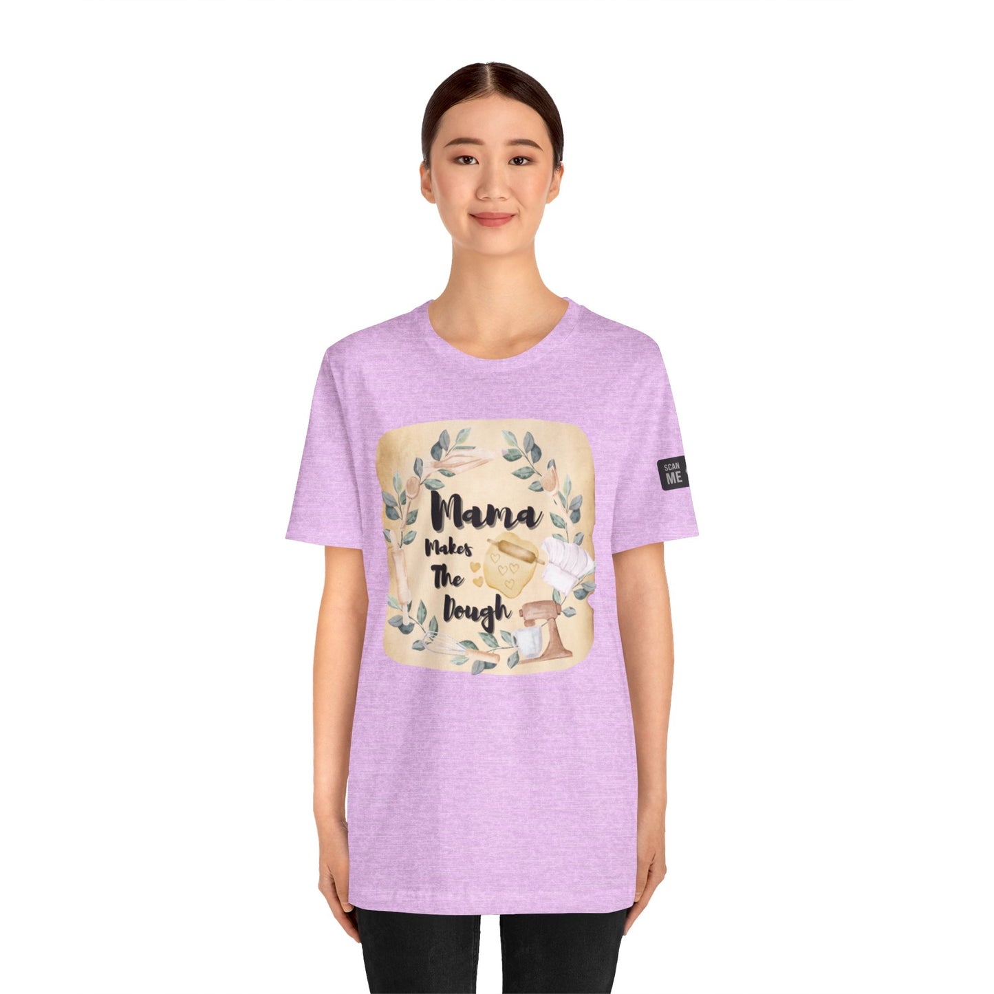 Momma Makes The Dough Short Sleeve Funny Cooking Shirt