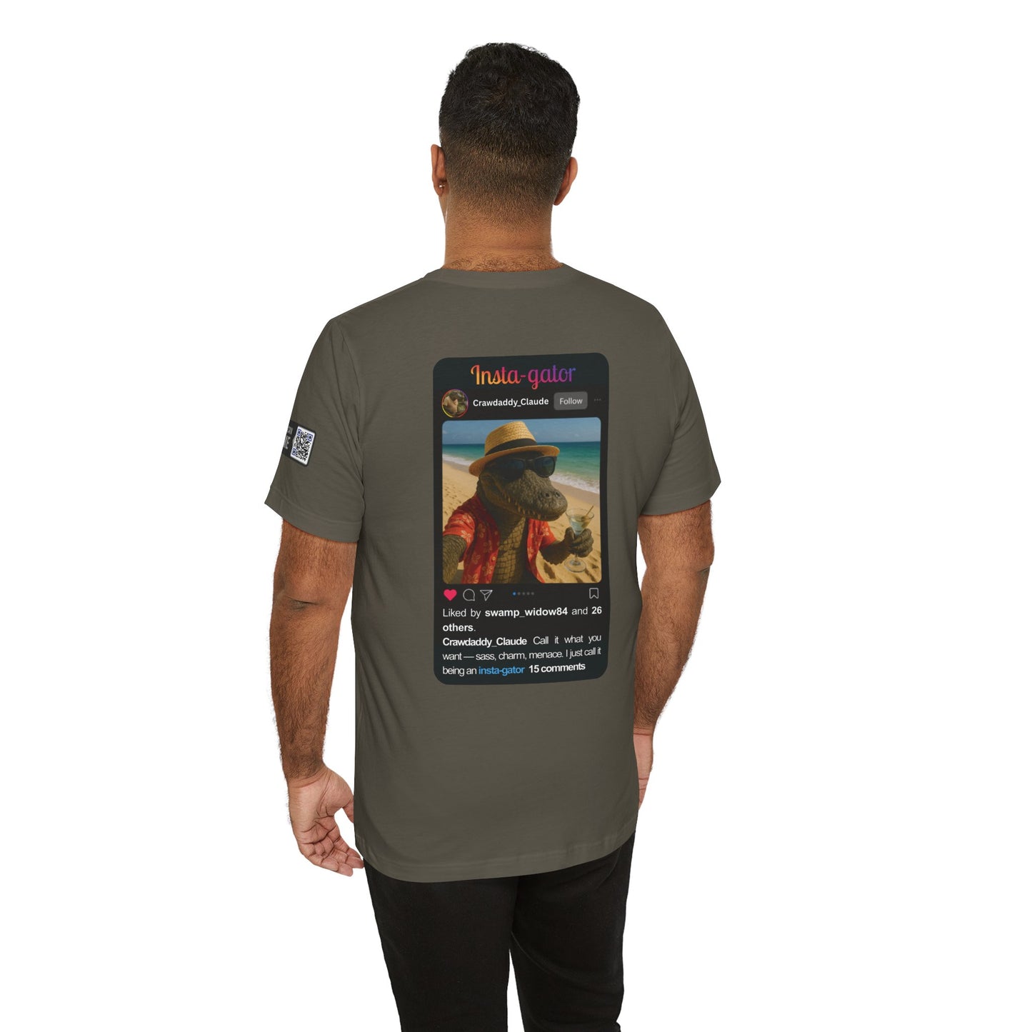 Insta-gator Fun Unisex T-Shirt Style 1
