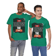 Funny Dad Joke Short Sleeve Tee, Papa Brings the Bacon