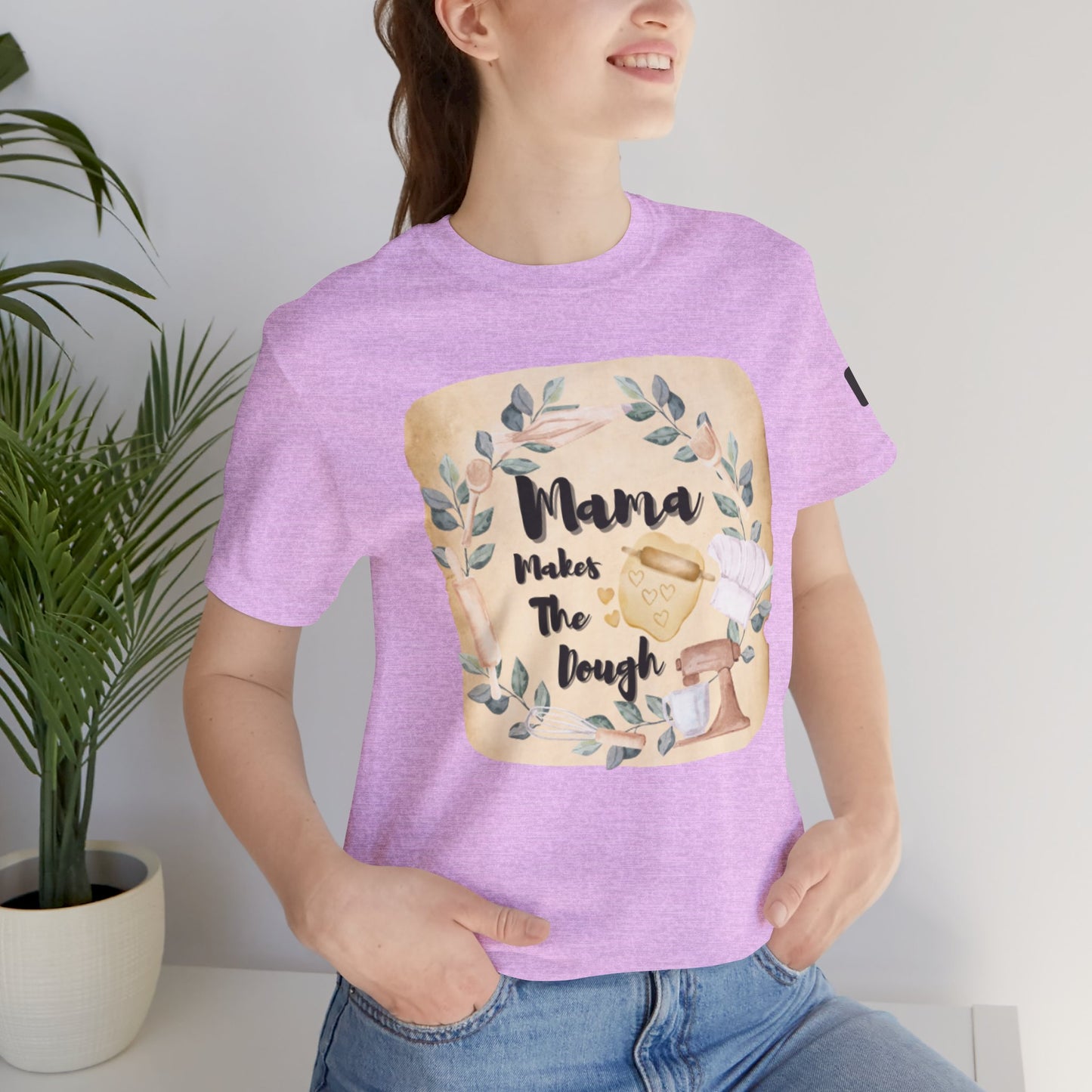 Momma Makes The Dough Short Sleeve Funny Cooking Shirt