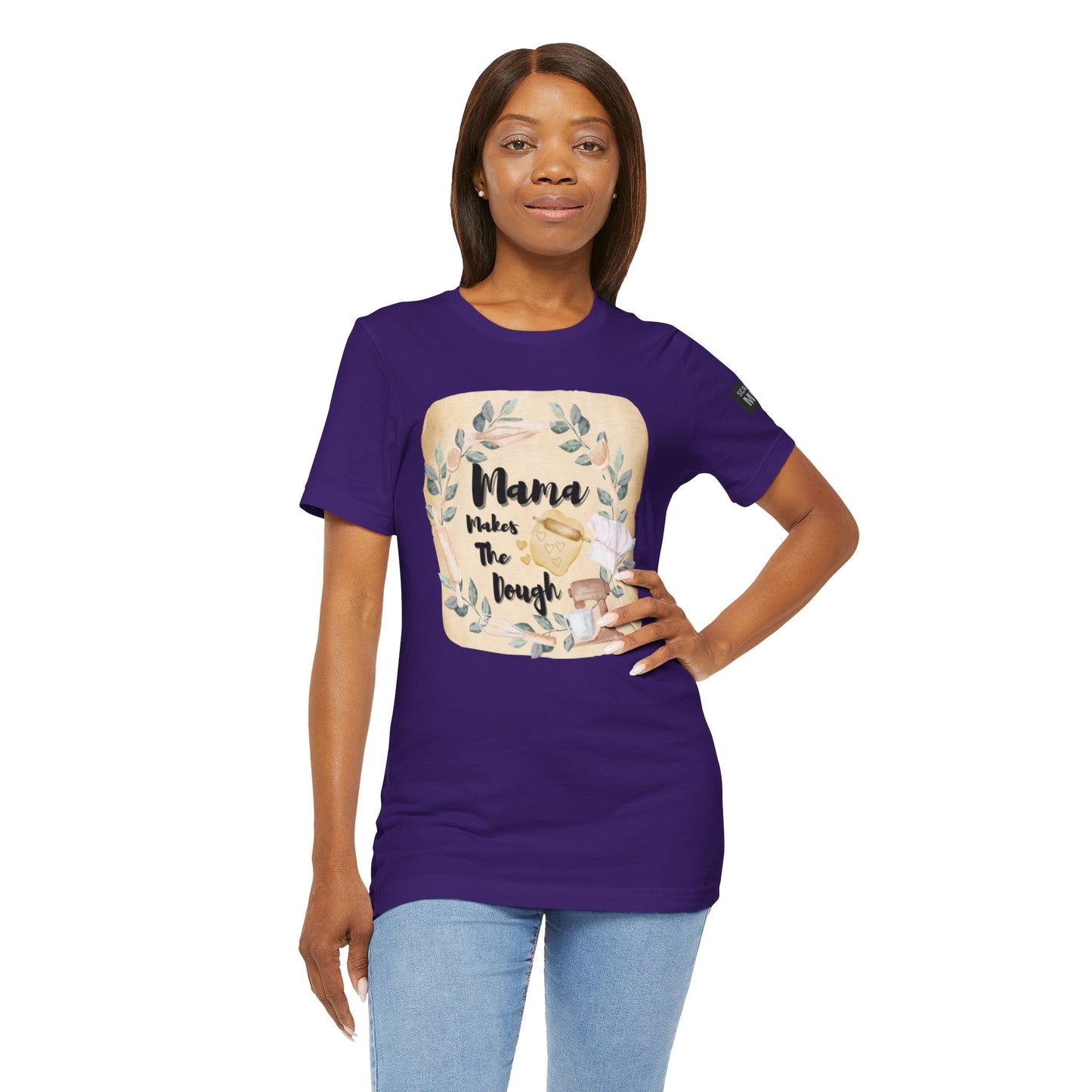 Momma Makes The Dough Short Sleeve Funny Cooking Shirt