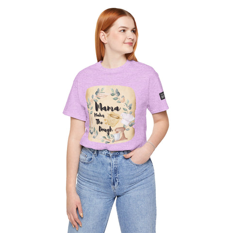 Momma Makes The Dough Short Sleeve Funny Cooking Shirt