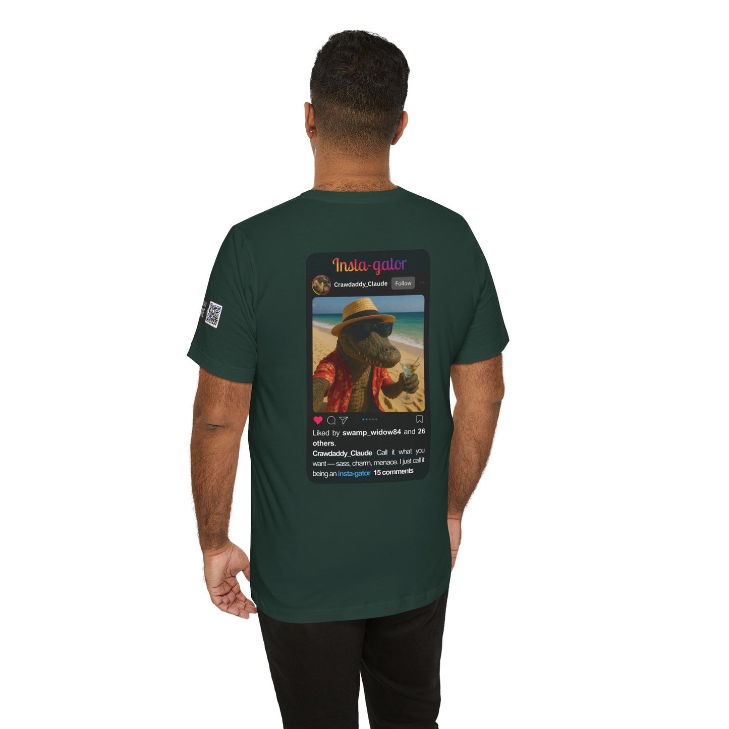 Insta-gator Fun Unisex T-Shirt Style 1