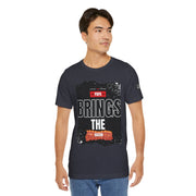 Funny Dad Joke Short Sleeve Tee, Papa Brings the Bacon