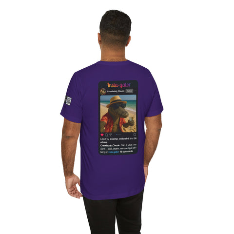 Insta-gator Fun Unisex T-Shirt Style 1