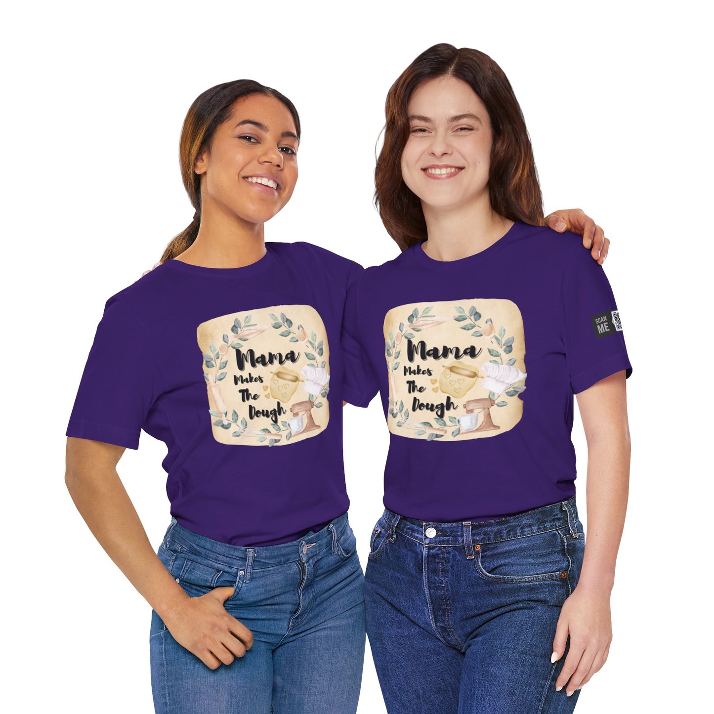 Momma Makes The Dough Short Sleeve Funny Cooking Shirt