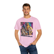 Sourdough Dealer T-Shirt - Unisex, playful design, pink hue, casual style, art-inspired, perfect fit up to 4XL.