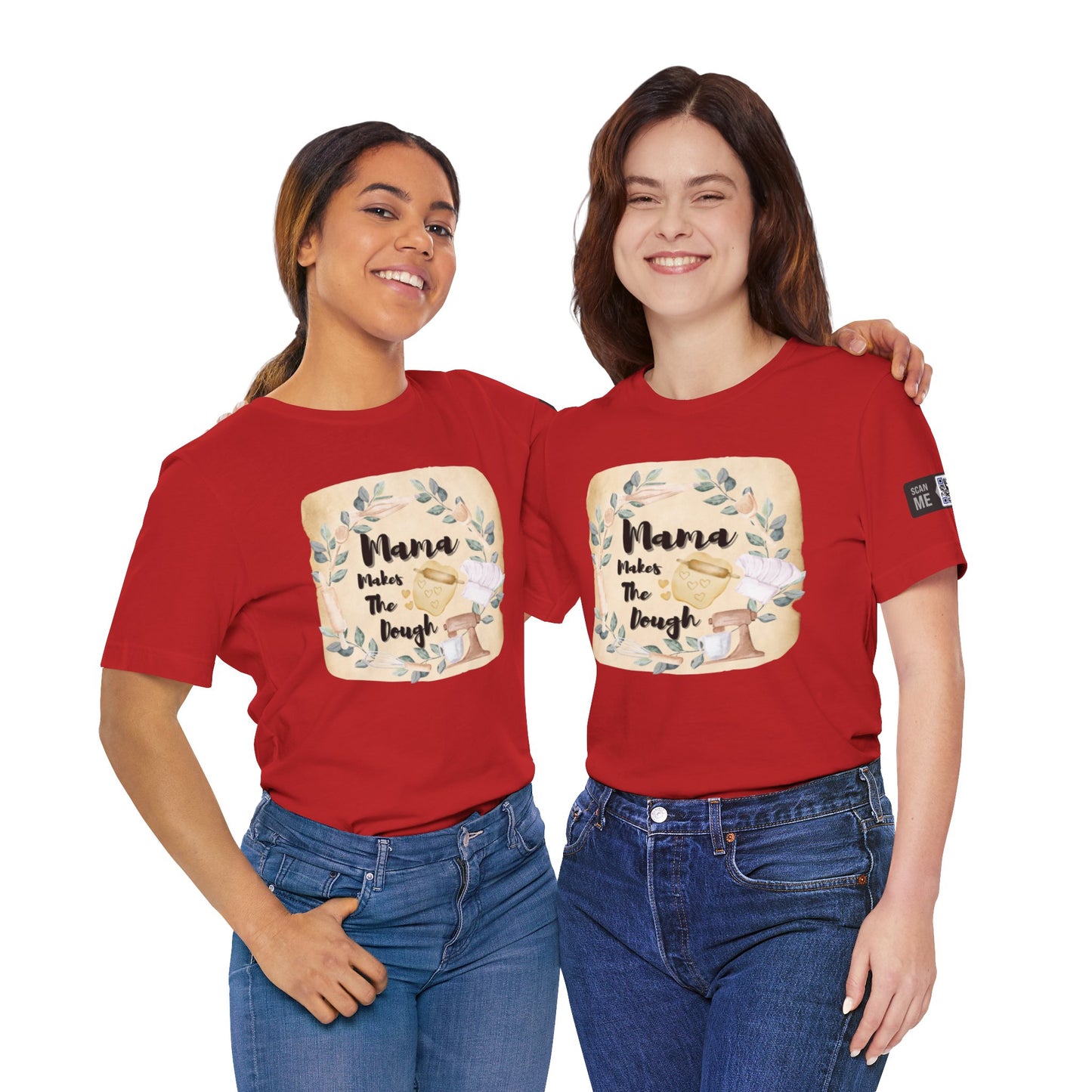 Momma Makes The Dough Short Sleeve Funny Cooking Shirt