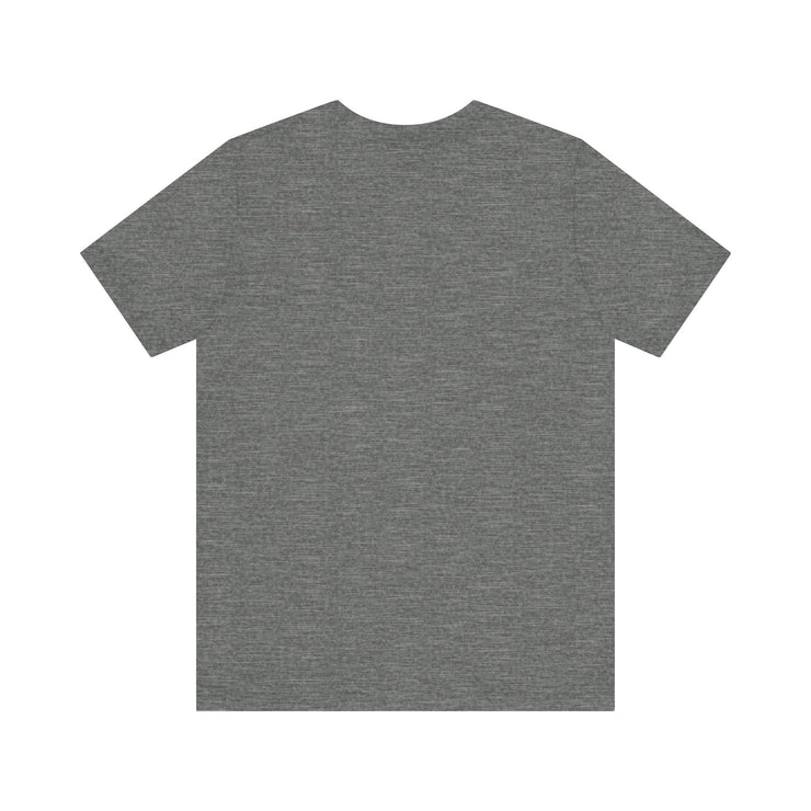 Unisex motivational t-shirt, "I Am On F.I.R.E.", back view, lightweight and breathable design.
