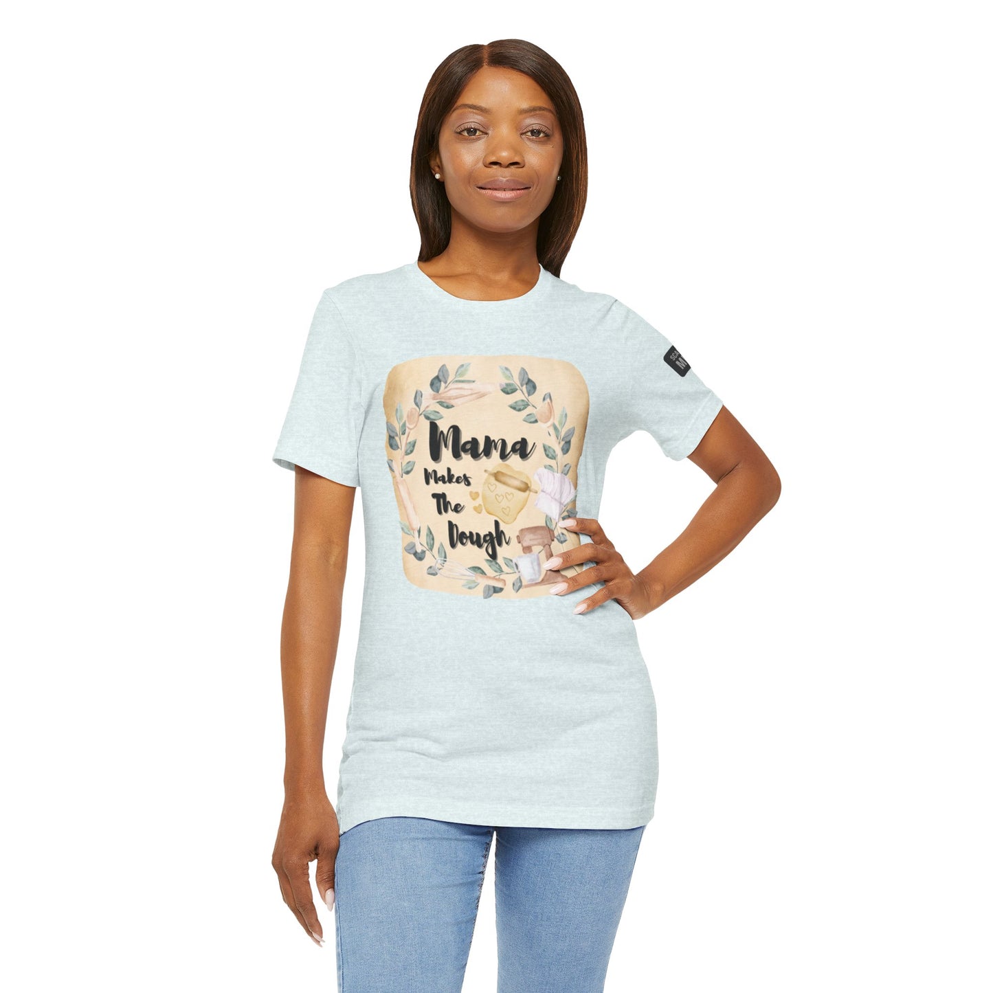 Momma Makes The Dough Short Sleeve Funny Cooking Shirt