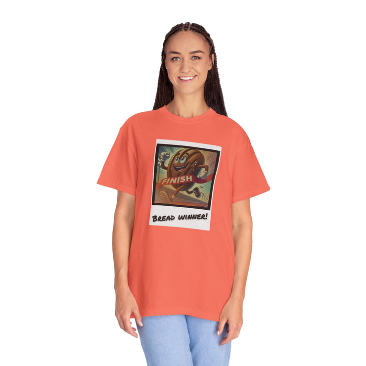 Bread Winner T-Shirt featuring vibrant design on a unisex garment-dyed fabric, ideal for casual wear.